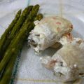Arrolladitos de pescado con champiñones