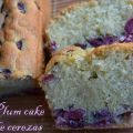 Plum cake de cerezas