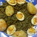 ensalada templada de judías verdes y huevos[...]