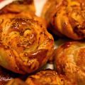 Caracolas de hojaldre rellenas