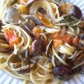 Espaguetis con almejas