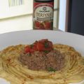 CARNE PICADA TERIYAKI CON HUMMUS