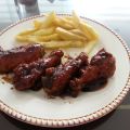 ALITAS EN SALSA CON MIEL