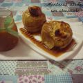 MANZANAS AL HORNO CON CHEESECAKE