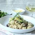 Risotto con pollo y zucchini
