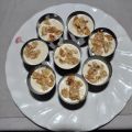 CHUPITOS DE GONGONZOLA CON NUECES