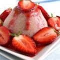 FLAN DE FRESAS