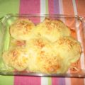 Huevos rellenos con bechamel