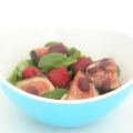 Ensalada de higos con vinagreta de frambuesa