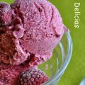 Helado de frutos del bosque
