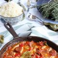 Spicy meat gumbo / Guiso de carne especiado