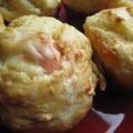 Muffins de pizza con mini albóndigas