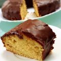 Bizcocho de Donuts con Cobertura de Chocolate