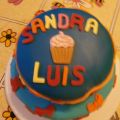 Tarta para Sandra y Luis