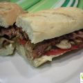 BOCADILLO BACON Y VERDURAS AL ALI-OLI