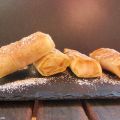 ROLLITOS DE PASTA BRICK CON MANZANA Y CANELA