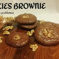 Cookies brownie de chocolate y nueces