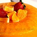 Gelatina de naranja natural
