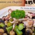 Garbanzos con chopitos