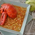 Alubias Verdinas con Bogavante