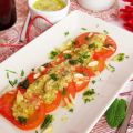 Carpaccio de tomates y almendras con salsa de[...]