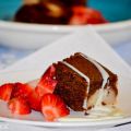 Pudding de pera y chocolate