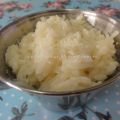 Arroz aromatizado con leche de coco