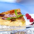 Pastel de plátano y almendras