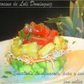 Ensalada de aguacate, piña y surimi con salsa[...]