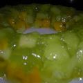 Gelatina tutifruti con macedonia de frutas en[...]