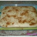 Tarta de sobaos, nata y canela
