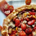 Galette de Setas, Pimientos y Gorgonzola.