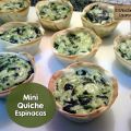 Receta de Mini Quiches de Espinacas