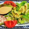 Ensalada de aguacate con gambas /Avocado salad[...]