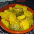 Patatas con alcachofas de Chispi