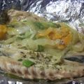 DORADA EN PAPILLOTE CON VERDURAS