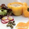 PIMIENTOS AMARILLOS RELLENOS DE ARROZ Y NUECES