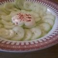 Ensalada de pepino con yogur