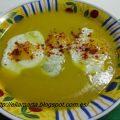 PURE DE CALABAZA CON HUEVOS DE CODORNIZ