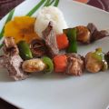 Brochetas de potro