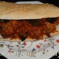 Bocadillo de Magro con Tomate y Pimientos