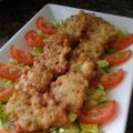 Tortitas de merluza y gambas