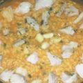 Arroz meloso con atún y bacalao