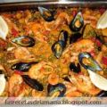 Receta de Arroz de marisco al horno