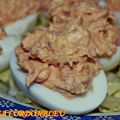 HUEVOS RELLENOS. HUEVOS MIMOSA.