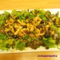 ENSALADA TEMPLADA CON POLLO, UVAS Y PASAS -[...]