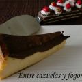 Tarta de chocolate y queso