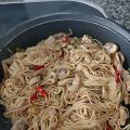 Wok de pollo y verduras