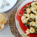 Trottole con berenjena, calabacín y salsa de[...]
