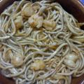 gulas al ajillo con gambas